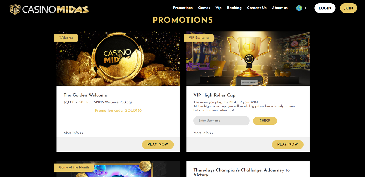 casino midas Gameplay
