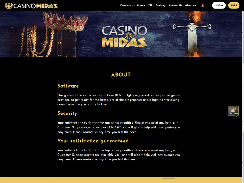 casino midas Gameplay